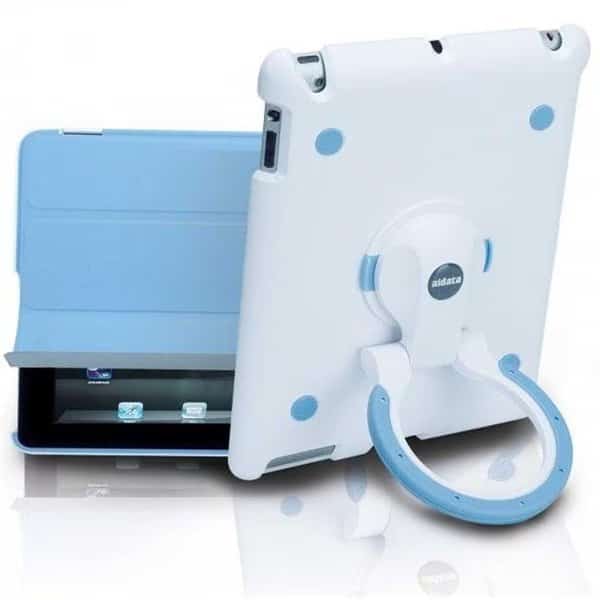 Aidata USA ISP302WG 3rd Generation iPad Stand - White/Gray