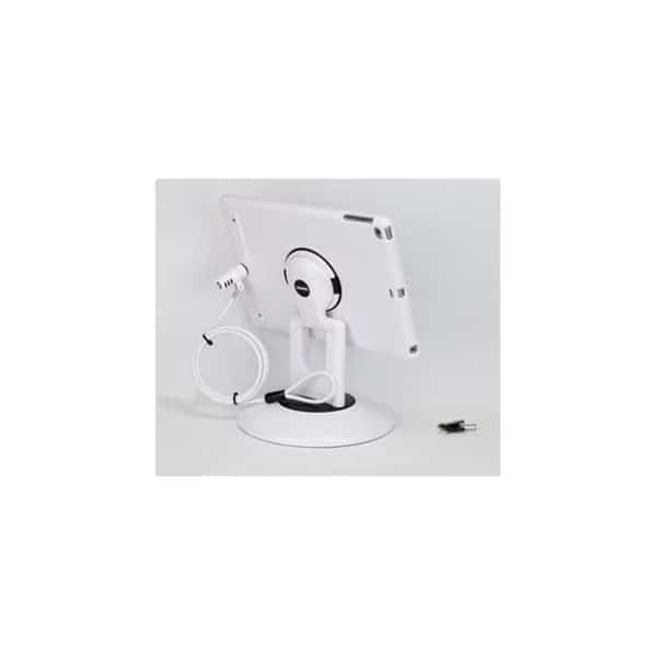 Aidata USA IA-1004WL Locking iPad Air & iPad Air 2 Station Stand - White