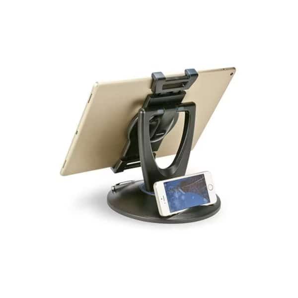 Aidata USA US-5025 Deluxe Tablet & iPad Pro Station with Smart Phone Slot; Black - Case of 10