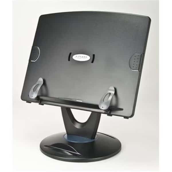 Aidata USA BH6001B Ergo Book & Copy Desktop Station with Swivel Base; Black - Case of 12