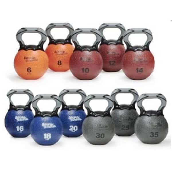 AGM Group 35835 Elite Kettlebell Medicine Ball - Blue 16 Lb