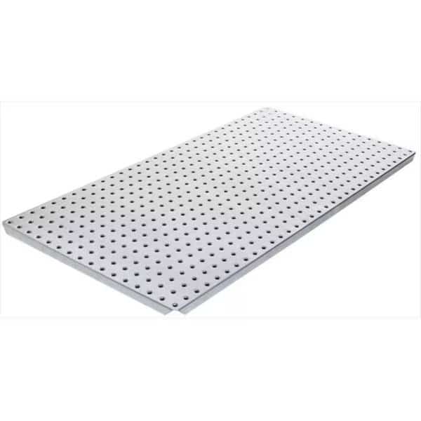 Alligator Board ALGBRD16x32GALV 16 in. L x 32 in. W Metal Pegboard Panel with Flange - Pack of 2