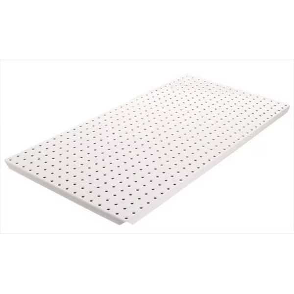Alligator Board ALGBRD16x32PTD-WHT White Powder Coated Metal Pegboard Panels with Flange - Pack of 2
