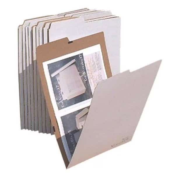 Advanced Organizing Systems  13 W x .25 D x 19 H in. AOS Office School Flat Storage File 19 Folders; Pack 10