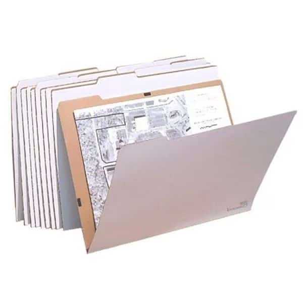 Advanced Organizing Systems  26 W x .25 D x 19 H in. AOS Office School Flat Storage File 25 Folders; Pack 10