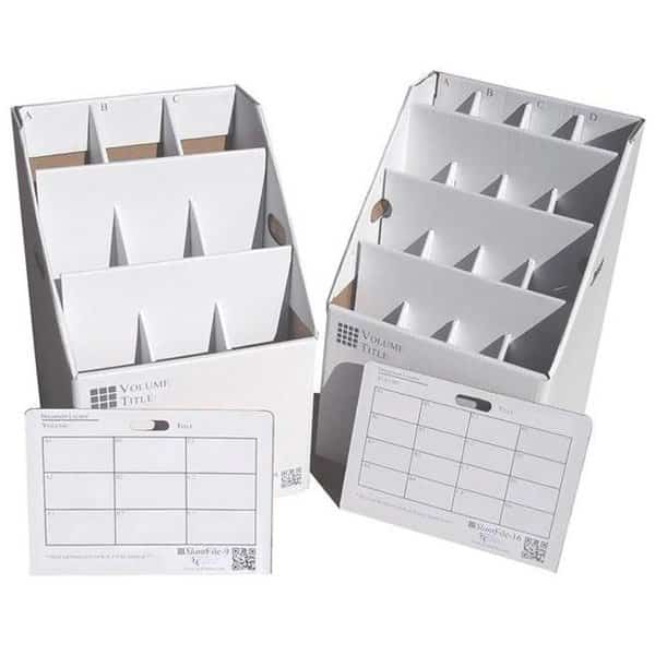 Advanced Organizing Systems SlantFile-16 16 Slot Rolled Document Storage