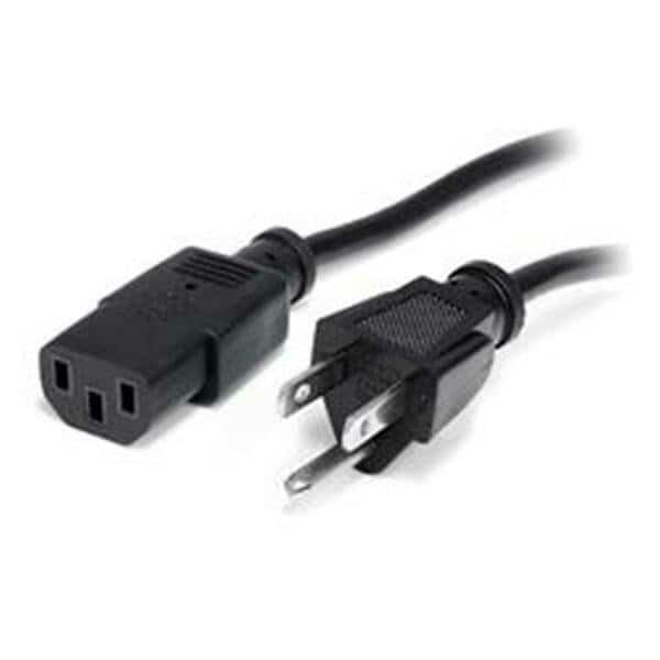3 ft. 14AWG Computer Power Cord NEMA5-15P to C13 , Black