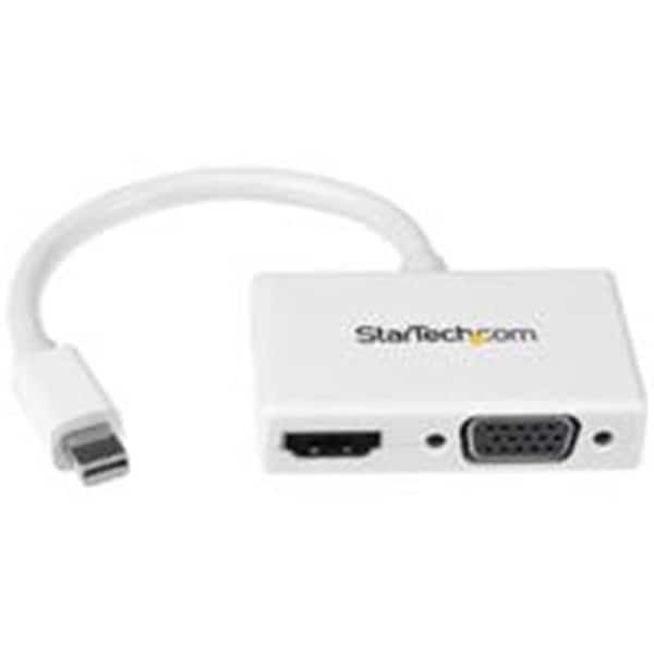 2 in 1 Mini Display Port to HDMI; VGA Converter A-V Adapter