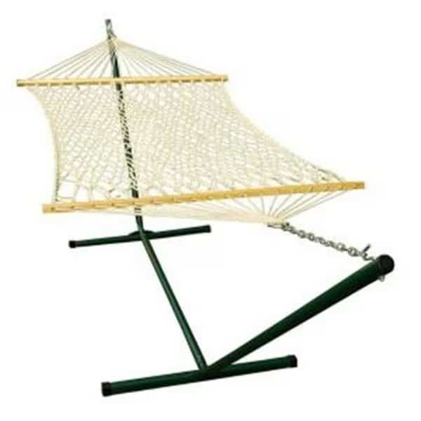 Algoma 12 ft. Steel Stand and 11 ft. Rope Hammock Combination