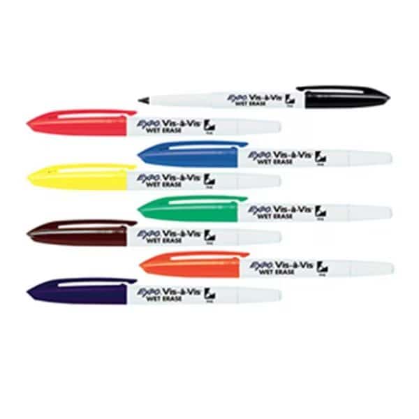 Vis A Vis Fine Tip 4 Markers Set