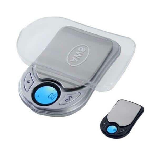 650x0.1g Black Digital Pocket Scale with LCD Display