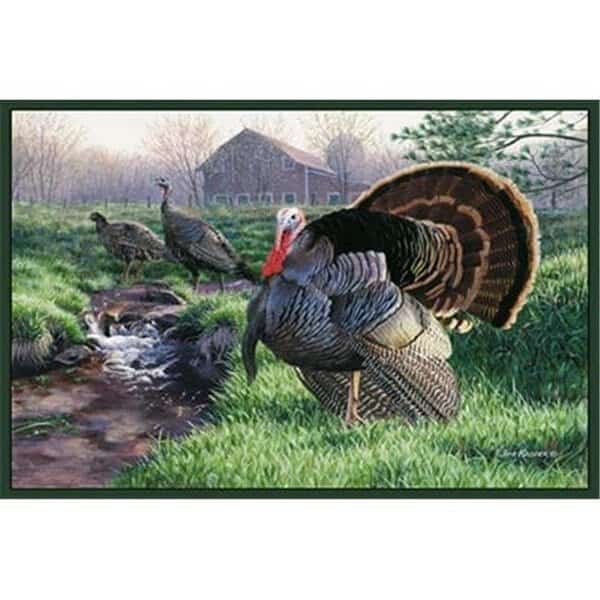 Custom Printed Rugs TURKEY Turkey Wildlife Rug