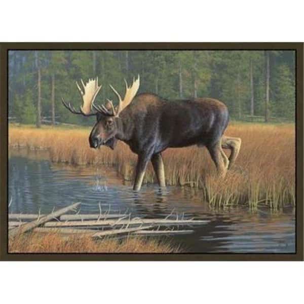 Custom Printed Rugs MOOSE Moose Wildlife Rug
