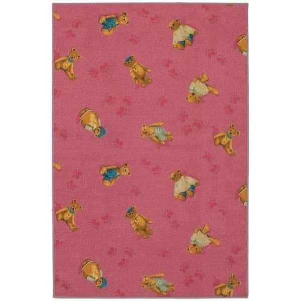 Custom Printed Rugs PLUSHY BEAR Plushy Bear Kids Corner Play Rug