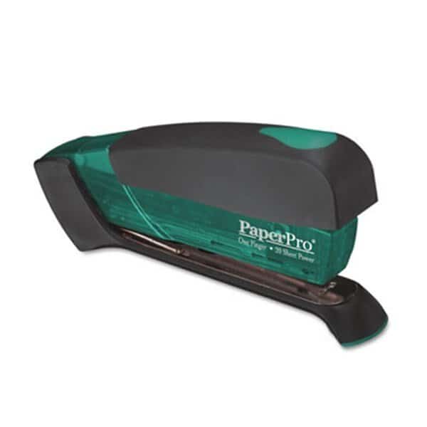 Desktop Stapler 20-Sheet Capacity Translucent Green
