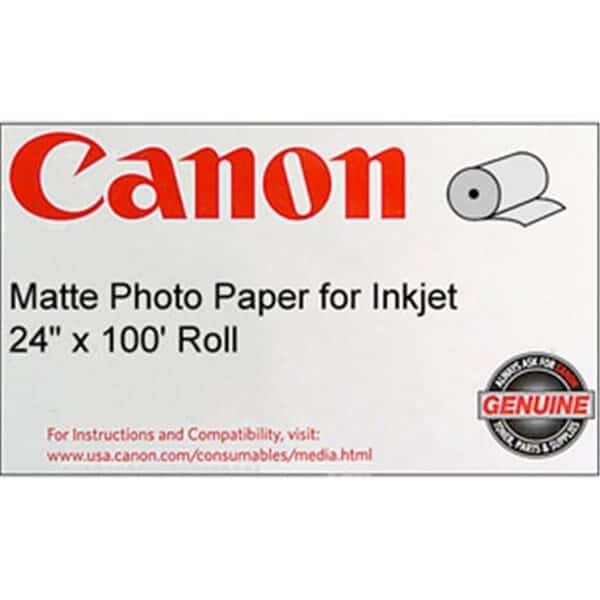 Matte Coated Paper 90 gsm 24'' x 100 feet Roll
