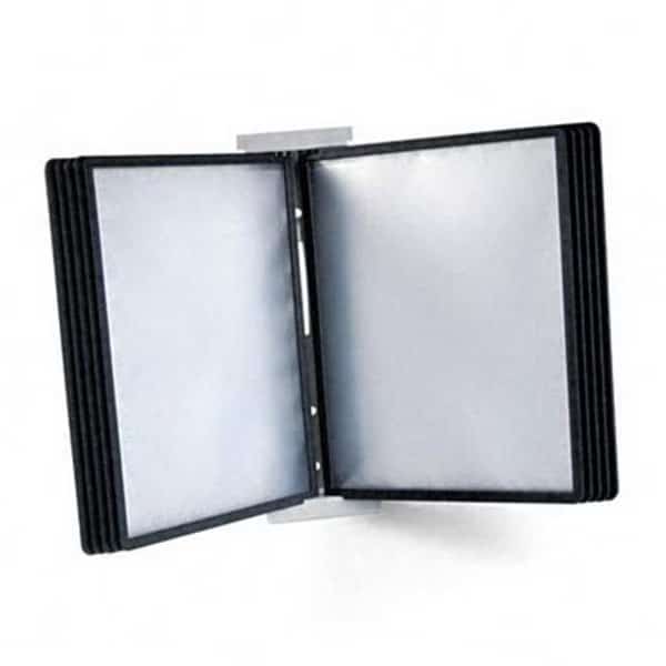 Durable 561201 InstaView Desktop Reference System with Black Borders  10 Panels
