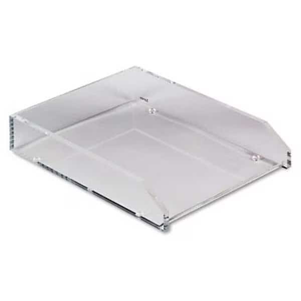 Single Letter Tray  Acrylic  Clear
