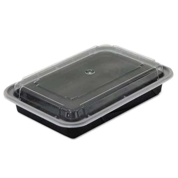 Pct NC868B 7.25 x 5 x 1.5 in. Versatile Container - Black & Clear; 28 oz.