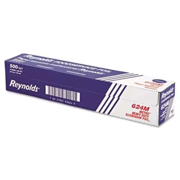 Rfp 624M Metro Aluminum Foil Roll; Lighter Gauge Standard; 18 in. x 500 ft.; Silver