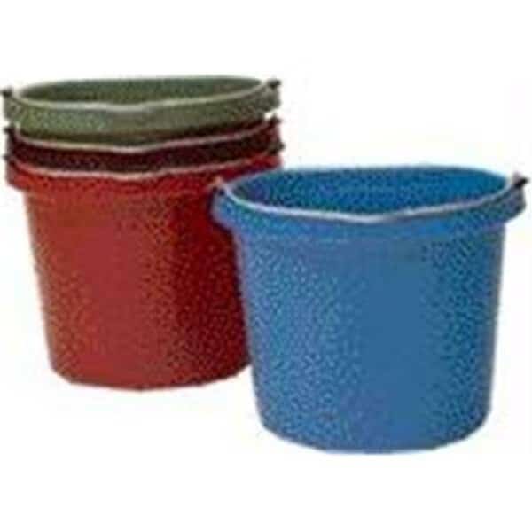 Flat Back Bucket- Black 20 Quart - FB-120 BLACK