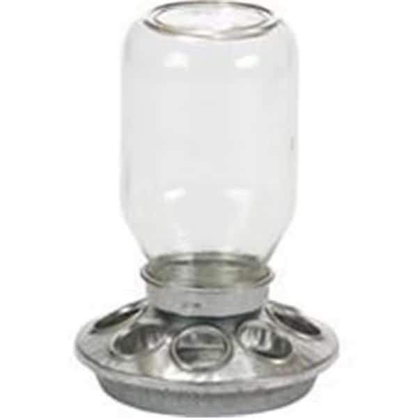 Inc P-Mason Jar Baby Chick Feeder- Clear 1 Quart MJ9810