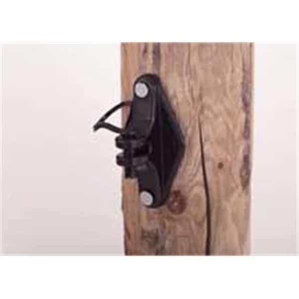 Dare Products Wood Post Pinlock Insulator Black - 2249-25