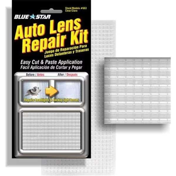 Blue Star 663 Auto Lens Repair Kit; Clear Textured