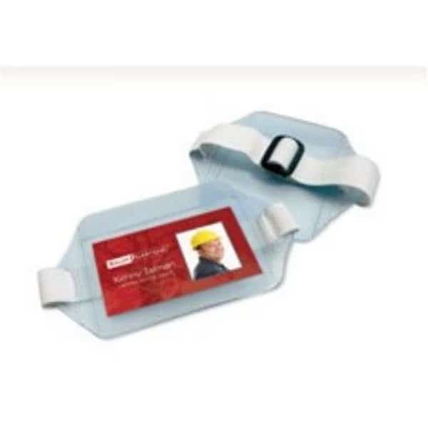 SICURIX Armband Badge Holders Horizontal Elastic Strap CLEAR (66885)