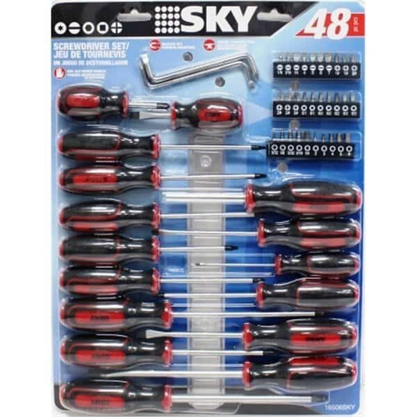 Maxtech Consumer Products 16506SKY Screwdriver Set; 48 Pieces