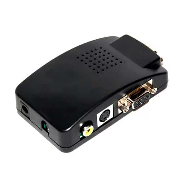 RCA Composite S-video to VGA Video Converter