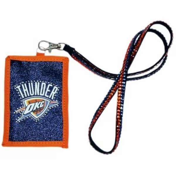 Oklahoma City Thunder Wallet Beaded Lanyard Style, Rico Industries, Mfr#: 9474654414