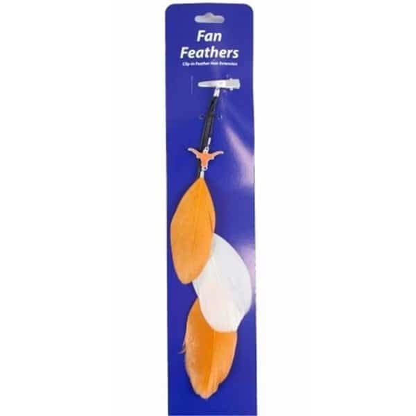 Texas Longhorns Team Color Feather Hair Clip