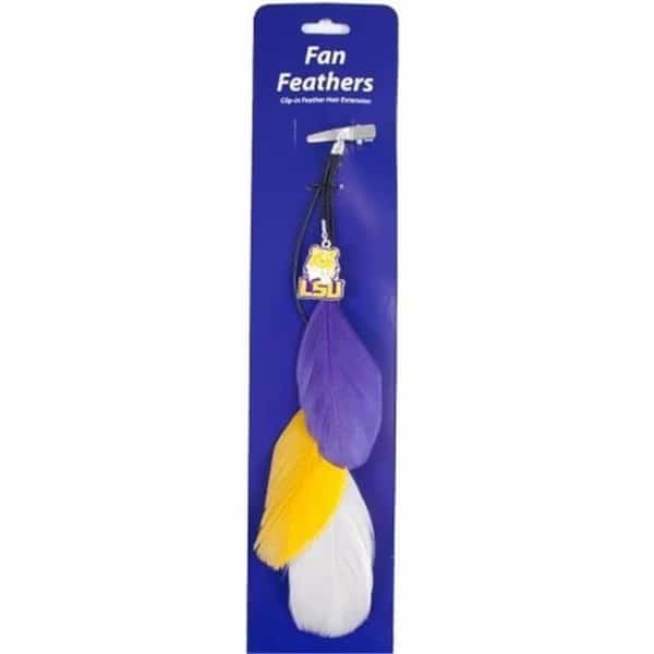LSU Tigers Team Color Feather Hair Clip