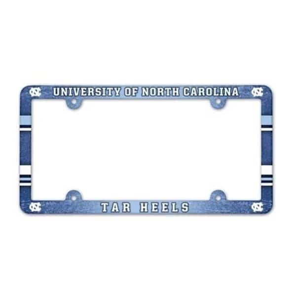 North Carolina Tar Heels License Plate Frame - Full Color
