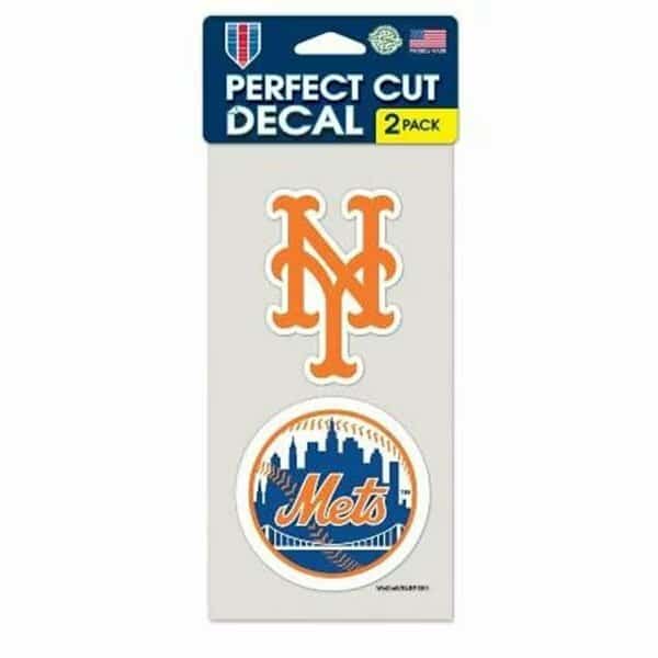 New York Mets Set of 2 Die Cut Decals, 2PK