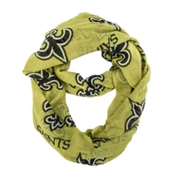New Orleans Saints Scarf Infinity Style Alternate