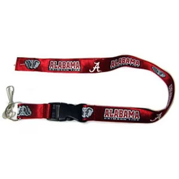 Alabama Crimson Tide Lanyard - Breakaway with Key Ring