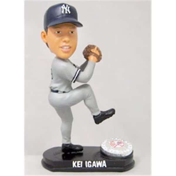 New York Yankees Kei Igawa Forever Collectibles Blatinum Bobblehead (Road)