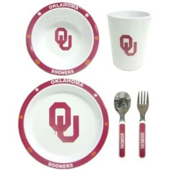 Oklahoma Sooners 5 Piece Children's Dinner Set