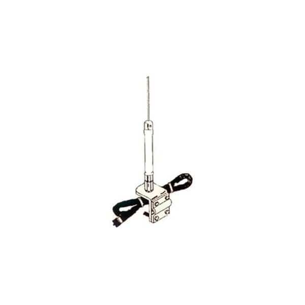 Everhardt SNGP4 4 ft.Mirror Mount Ss No Ground Antennaenna -White