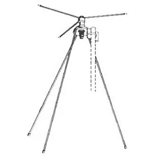 Hustler DCX Discone Monitor Scanner Base Antennaenna 40-999 Mhz