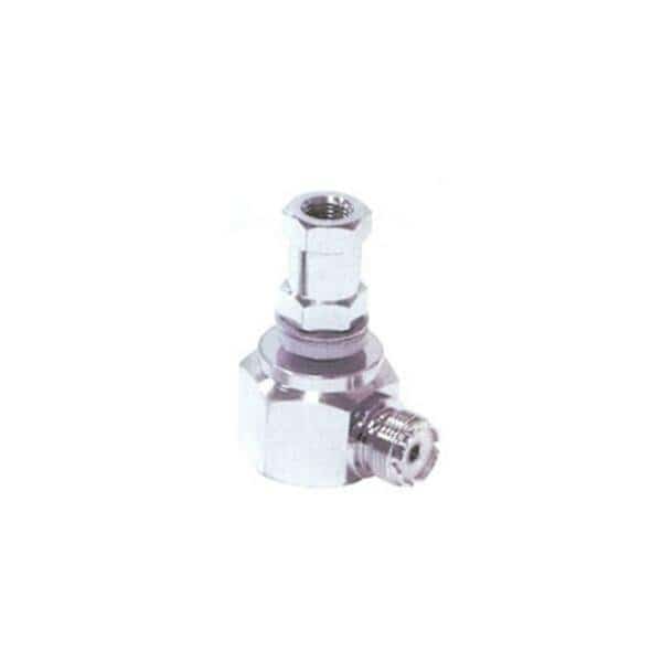 Right Angle Adaptor with .38 in.X24 Double Hex Stud