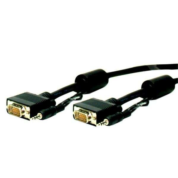 HD15P-P-15ST-A Standard Series HD15 Plug To Plug Cable With Audio 15 ft.