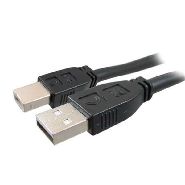 Comprehensive USB2-AB-40PROA Pro AV-IT Active USB A Male to B Male 40 ft.