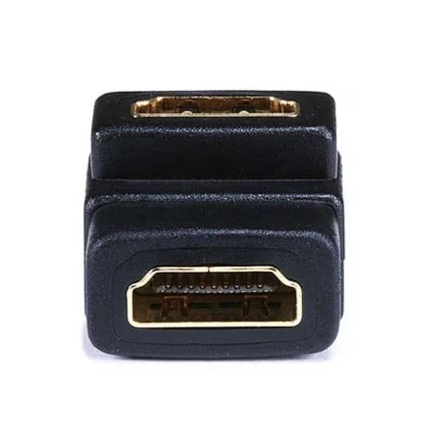 CMPLE 110-N HDMI to HDMI Coupler Female- 90 Degree Gold Plated