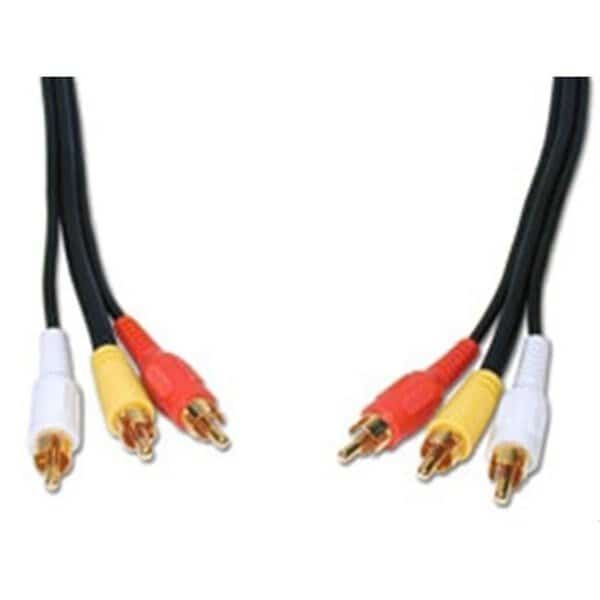 Comprehensive 3RCA-3RCA-50ST Standard Series General Purpose 3 RCA Video Cable 50ft