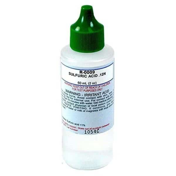 Taylor Technologies R-0009-C-12 2 Oz. Sulfuric Acid Reagent No. 9