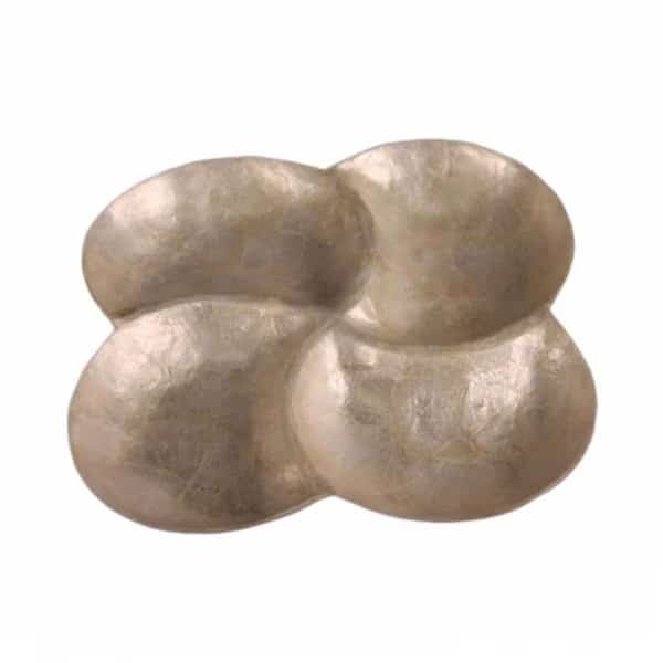 8.5 in. Natural Capiz Clove Shaped Tray