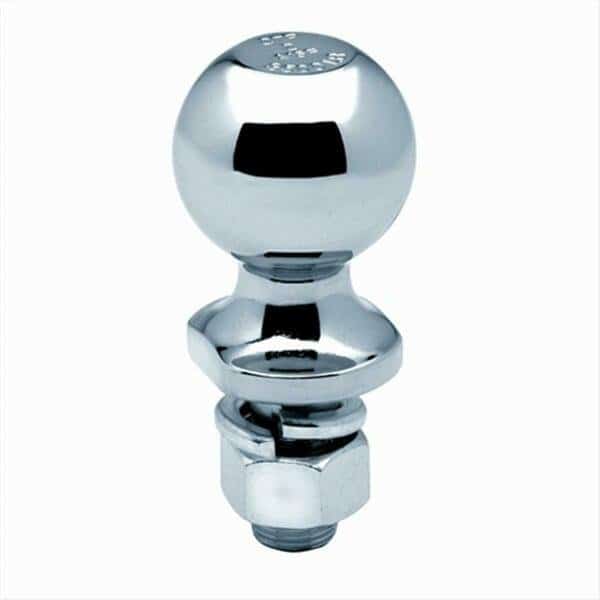 Hitch Ball, 2 x 0.75 x 2.37 In. 3, 500 Lbs. GTW Chrome, 2 x 2 x 5 in.